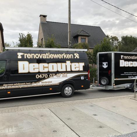 Belettering aanhangwagen
