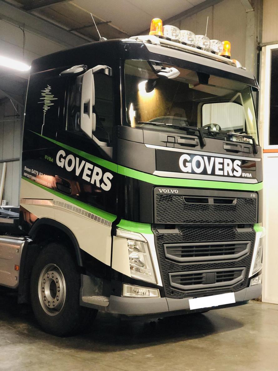 Belettering vrachtwagen